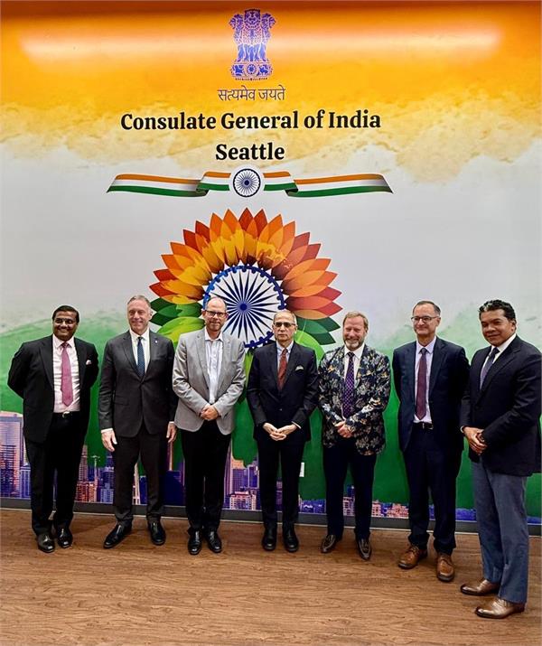 inauguration of new office of indian consulate in seattle  usa