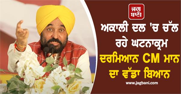 cm mann on akali dal