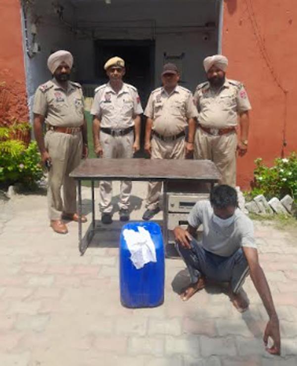 gurdaspur police seize illicit liquor and 9 bottles of rum