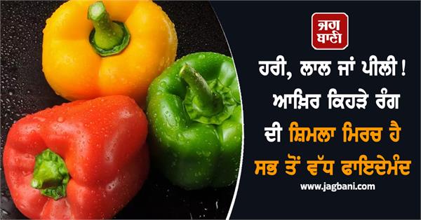 capsicum green red yellow benefits