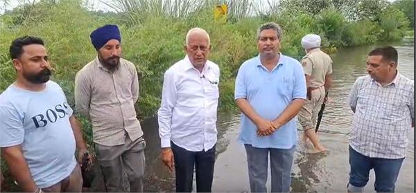 minister birendra goyal visits flood affected areas