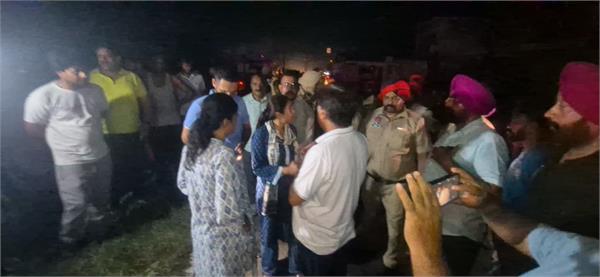 hoshiarpur lpg tanker accident dc ashika jain inspected the scene