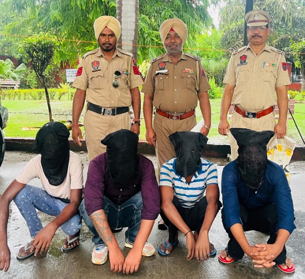 ਵੱਡੀ ਵਾਰਦਾਤ ਨੂੰ ਅੰਜਾਮ ਦੇਣ ਦੀ ਤਾਕ ’ਚ ਬੈਠੇ ਗਿਰੋਹ ਦੇ 4 ਮੈਂਬਰ ਕਾਬੂ