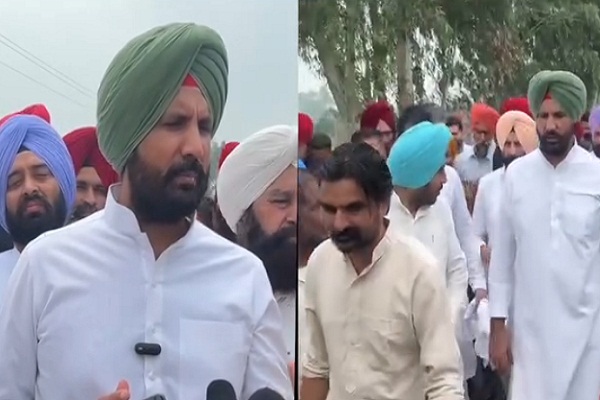 ਹੜ੍ਹ ਪੀੜਤਾਂ ਦੀ ਮਦਦ ਲਈ ਪੁੱਜੇ ਰਾਜਾ ਵੜਿੰਗ, ਬੋਲੇ-ਸਾਰੇ ਇਕੱਠੇ ਮਿਲ ਕੇ ਲੜਾਂਗੇ ਲੜਾਈ (ਵੀਡੀਓ)