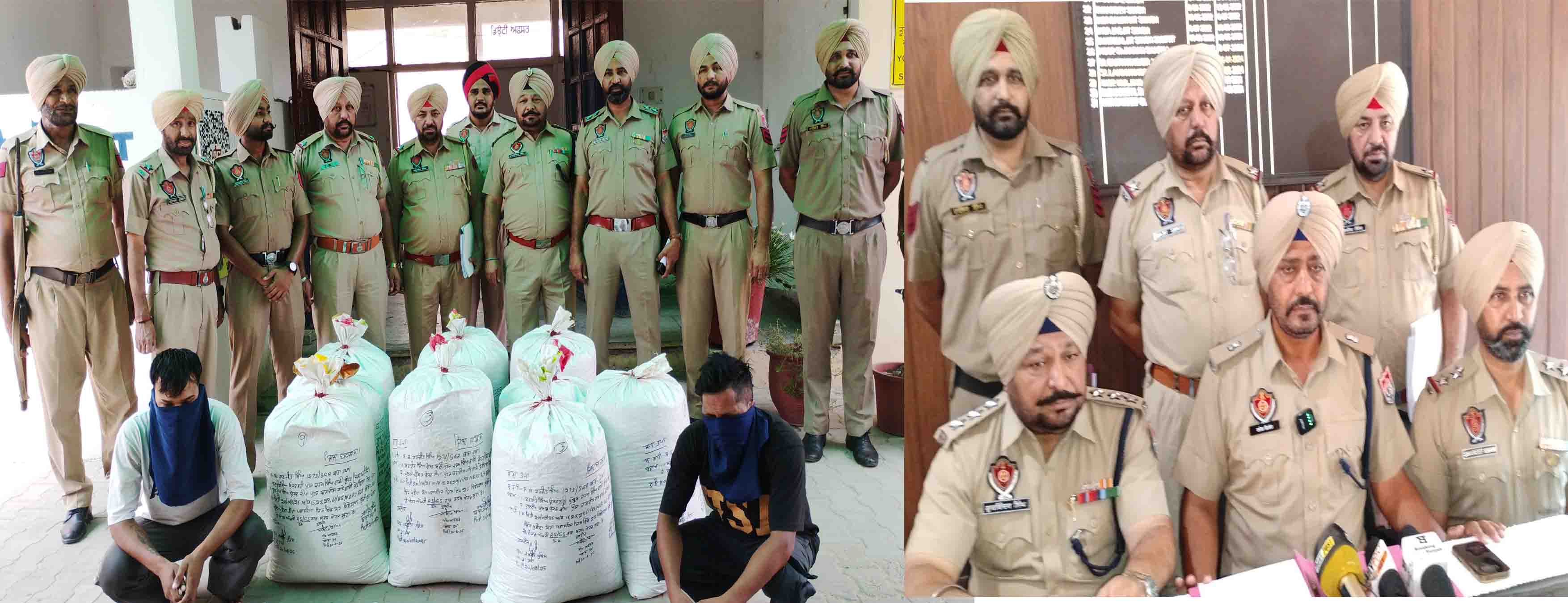 ਸਾਢੇ 12 ਲੱਖ ਰੁਪਏ ਦੇ ਨਸ਼ੇ ਨਾਲ ਫੜੇ ਗਏ ਤਸਕਰ, ਸਾਥੀਆਂ ਨੂੰ ਛੱਡ ਮੌਕੇ ਤੋਂ ਫ਼ਰਾਰ ਹੋਏ ਸਕੇ ਭਰਾ