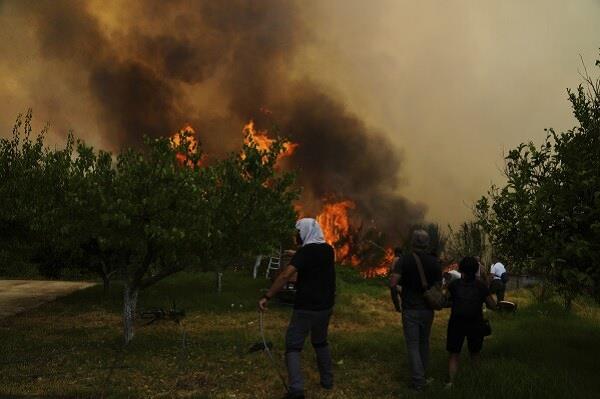 at least three people killed in forest fires in southern europe