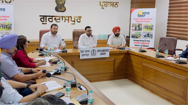 dc dalwinderjit singh held a meeting with officials and agents