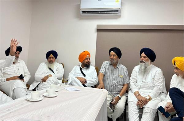 giani harpreet singh  meeting  shiromani akali dal