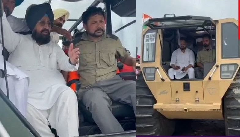 ਸੁਲਤਾਨਪੁਰ ਲੋਧੀ ਵਿਖੇ ਹੜ੍ਹਾਂ ਦਾ ਜਾਇਜ਼ਾ ਲੈਣ ਪਹੁੰਚੇ ਪ੍ਰਤਾਪ ਬਾਜਵਾ ਦੀ ਰਾਣਾ ਇੰਦਰ ਪ੍ਰਤਾਪ ਨਾਲ ਹੋਈ ਤਿੱਖੀ ਬਹਿਸ