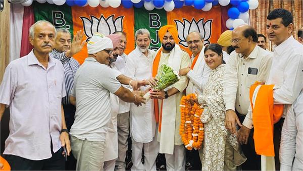 baghel singh bahian with the responsibility of bjp  s gurdaspur president