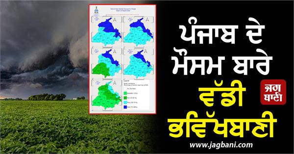 big weather forecast for punjab heavy rains for 5 days 