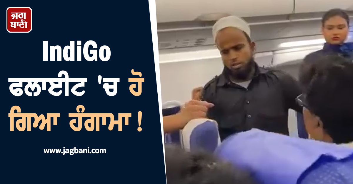 IndiGo ਫਲਾਈਟ 'ਚ ਮਚ ਗਿਆ ਹੰਗਾਮਾ! 35,000 ਫੁੱਟ ਦੀ ਉਚਾਈ 'ਤੇ... (ਵੀਡੀਓ ਵਾਇਰਲ)