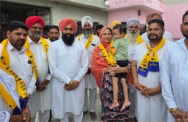 gram panchayat of village sehjra joins aam aadmi party