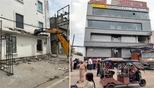 municipal corporation takes major action  seals 7 illegal buildings