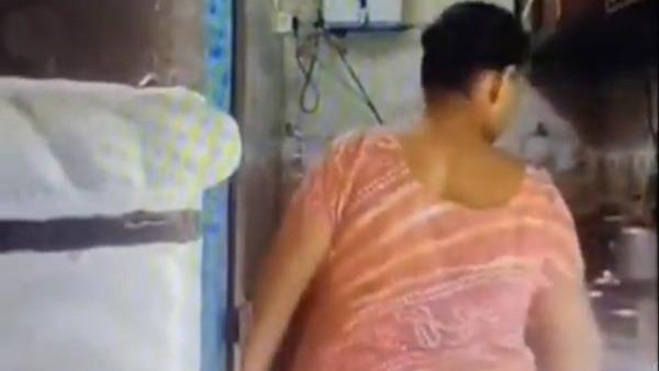 maid  s dirty act  first urinated in a glass  then scolded on the utensils