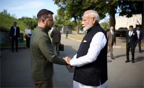 ukrainian president zelensky spoke to pm modi