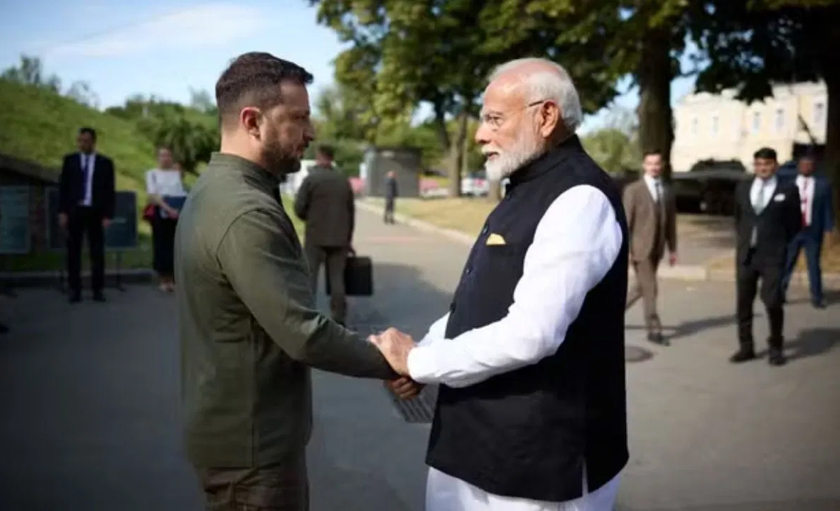 ਜ਼ੇਲੈਂਸਕੀ ਨੇ PM ਮੋਦੀ ਨਾਲ ਕੀਤੀ ਗੱਲਬਾਤ, ਜਲਦ ਭਾਰਤ ਆ ਸਕਦੇ ਨੇ ਯੂਕ੍ਰੇਨ ਦੇ ਰਾਸ਼ਟਰਪਤੀ