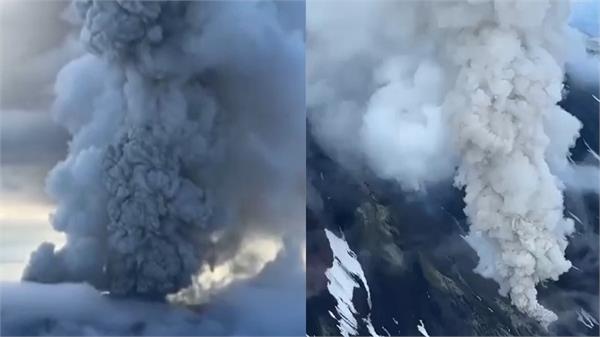 volcano erupts after 600 years  sending ash plume 6 km high