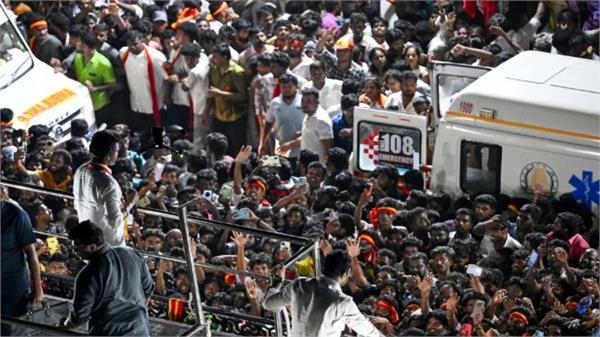 major action in karur rally stampede case