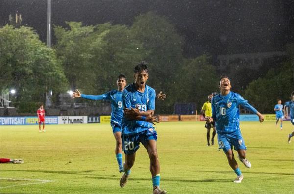 india beat nepal 3 0 to enter saff under 17 championship final