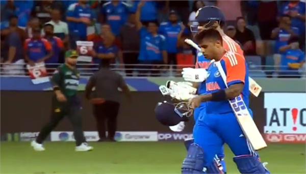 india didn  t even shake hands  pakistan team kept waiting