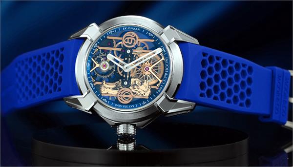 unique watch adorned with sacred symbols of sikhism