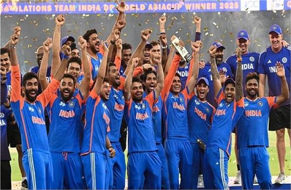 asia cup 2025  money rained down on champion team india