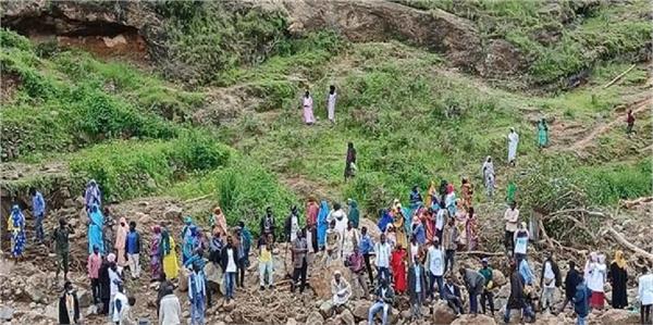 landslide incident  rescue operations still ongoing