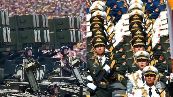 china shows off weapons in military parade