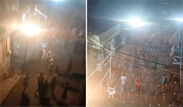 violence breaks out in vadodara over social media post