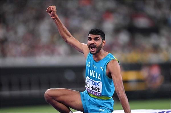 sarvesh kushare finishes sixth at world athletics championships