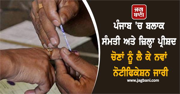 elections notification punjab