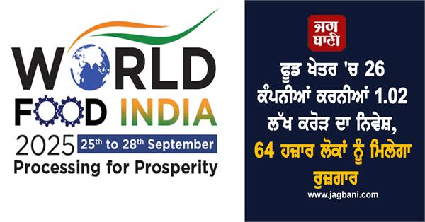 world food india summit companies investment employment