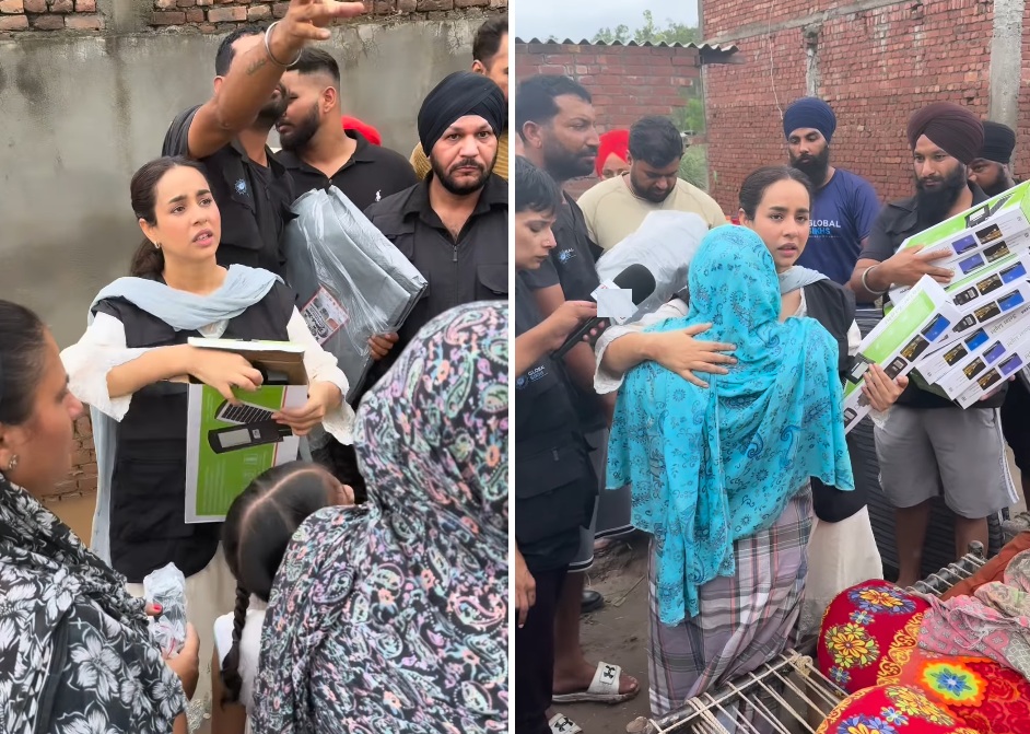 ਸੁਨੰਦਾ ਸ਼ਰਮਾ ਨੇ ਪੰਜਾਬ ''ਚ 250 ਹੜ੍ਹ ਪ੍ਰਭਾਵਿਤ ਪਰਿਵਾਰਾਂ ਨੂੰ ਖੁਦ ਨਿੱਜੀ ਤੌਰ ''ਤੇ ਵੰਡੀਆਂ ਰਾਹਤ ਕਿੱਟਾਂ