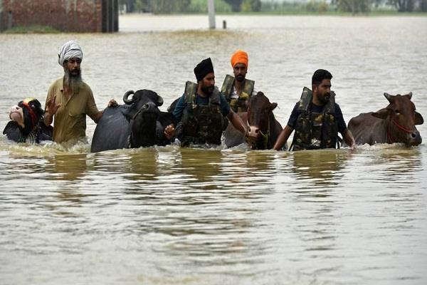 relief work continues in flood affected areas