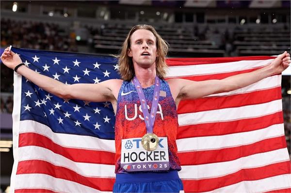 american cole hocker wins men  s 5 000m title