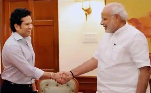 tendulkar congratulates modi