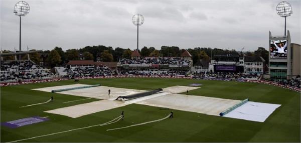match canceled due to rain in nottingham