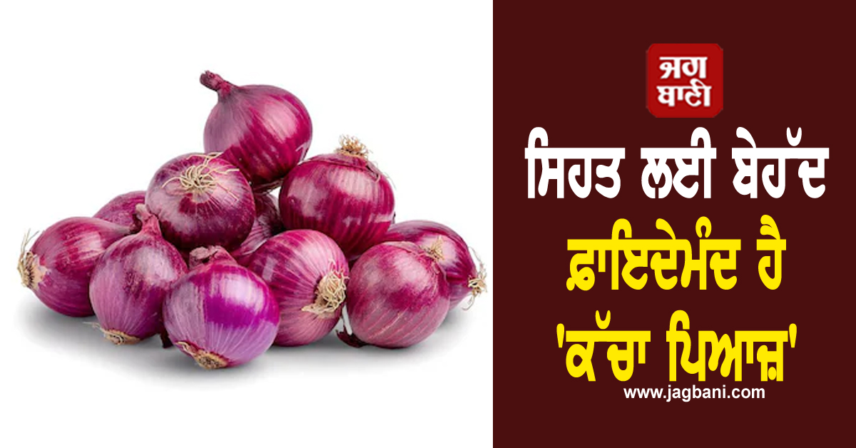 ਸਿਹਤ ਲਈ ਬੇਹੱਦ ਫ਼ਾਇਦੇਮੰਦ ਹੈ ''ਕੱਚਾ ਪਿਆਜ਼'', ਪੱਥਰੀ ਦੀ ਸਮੱਸਿਆ ਸਣੇ ਕਈ ਬੀਮਾਰੀਆਂ ਕਰਦਾ ਹੈ ਦੂਰ