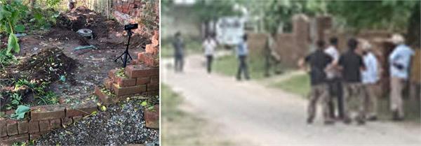 three hand grenades and detonators recovered from bhamri village