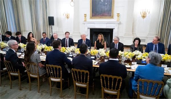 trump hosted technology giants at white house  did not invite musk
