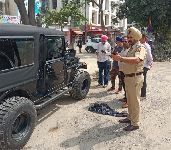 police take major action against those roaming around thar by playing loud songs