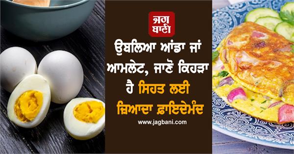 boiled egg omelet benefits health