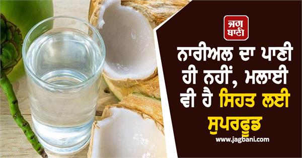 coconut water malai health superfood