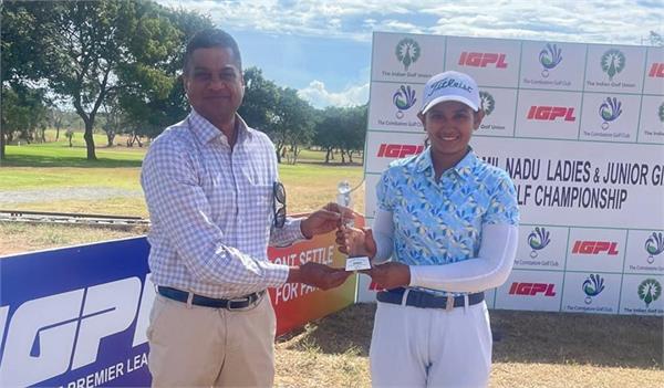guntas kaur sandhu becomes india  s no  1 female amateur golfer