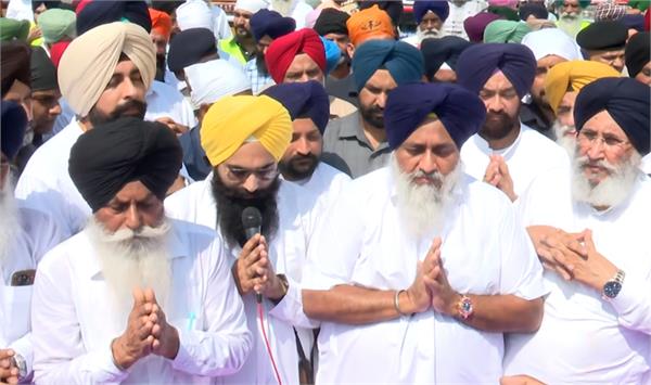 sukhbir badal announcement  50 thousand flood affected families will get wheat