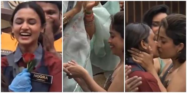 lesbian couple adhila and noora get engaged in bigg boss