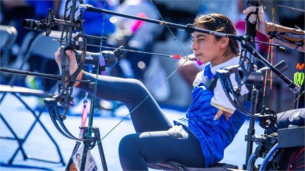 sheetal  sarita won silver medal in world para archery