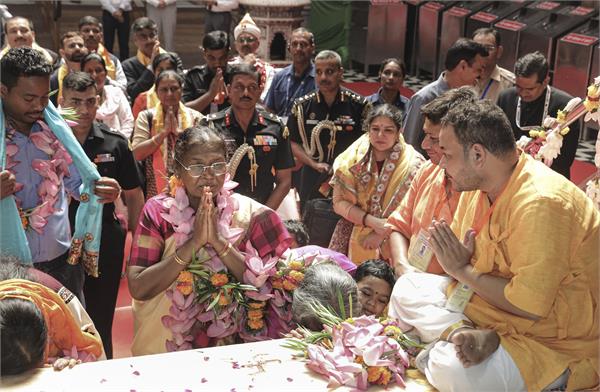 president draupadi murmu mathura visit