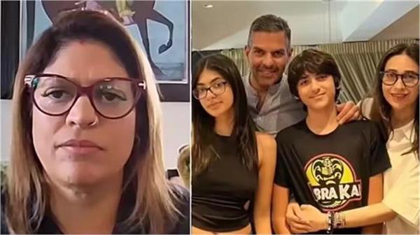 sunjay kapur sister supports karisma kapoor kids